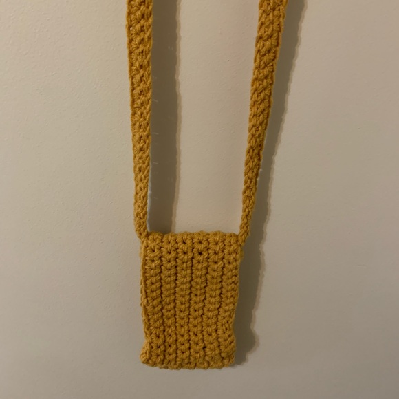 Phone Crossbody Bag Handmade Crochet - Picture 3 of 16